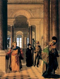 Jean-Baptiste Isabey - The Museum Stairway - WGA11868