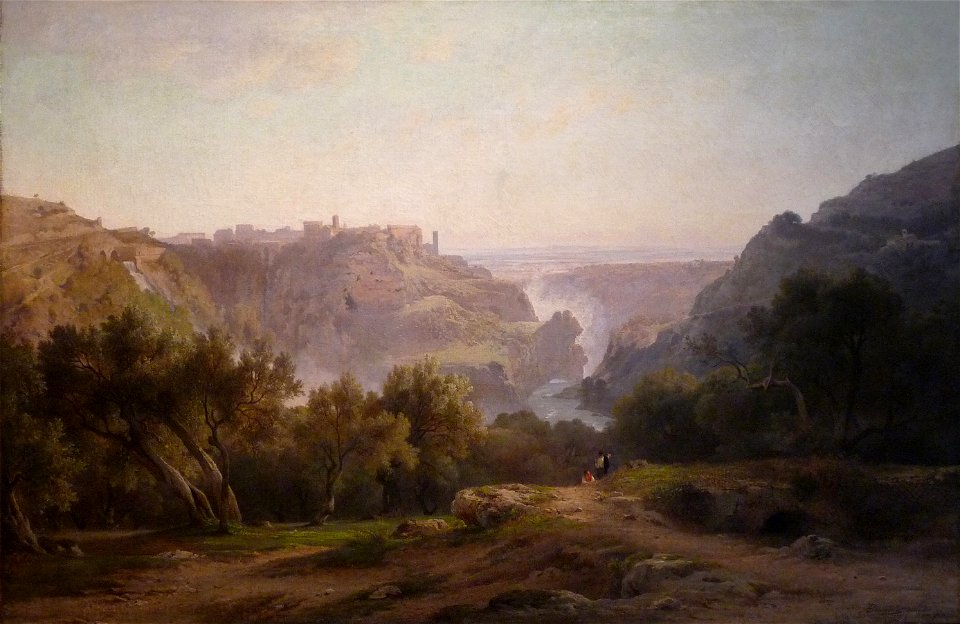 Jean-Achille Bénouville-Vue de Tivoli-Musée des beaux-arts de Nancy
