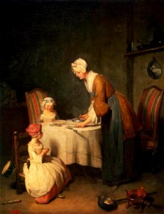 Jean Siméon Chardin - The Prayer before Meal - WGA04770