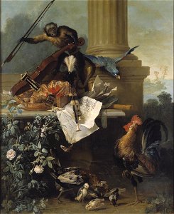 Jean-Baptiste Oudry - Music-making Animals (Air) - NM 872 - Nationalmuseum