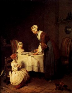 Jean Siméon Chardin - The Prayer before Meal - WGA04768