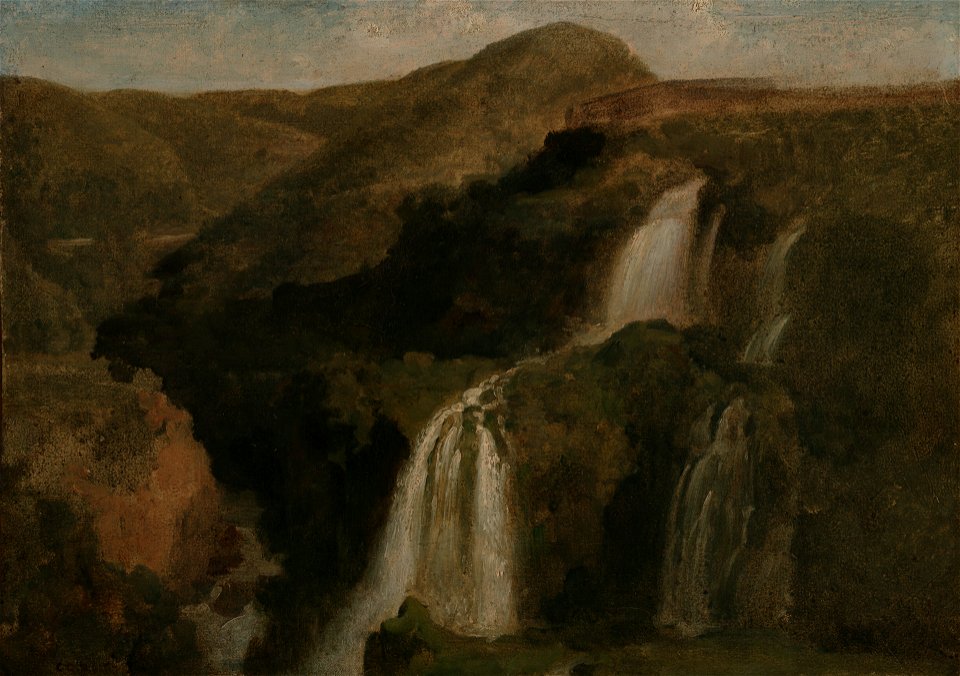 Jean-Baptiste-Camille Corot - Falls of Tivoli - 1975.84.2 - Yale University Art Gallery