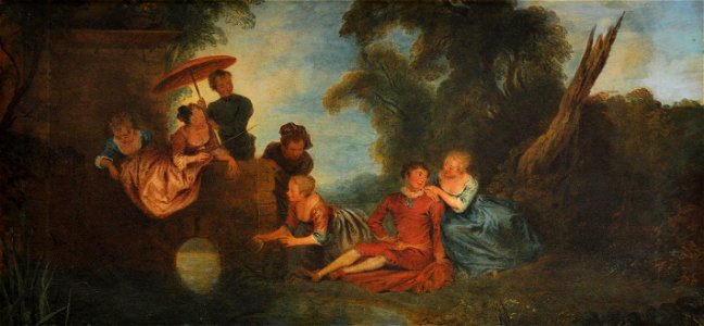 Jean-Baptiste Pater - La pêche - v.1720