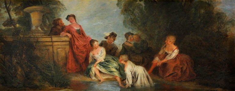 Jean-Baptiste Pater - Le Bain - v.1720