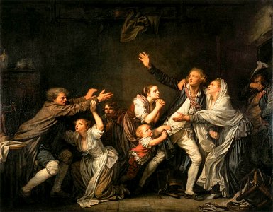 Jean-Baptiste Greuze - The Father's Curse - The Ungrateful Son - WGA10661