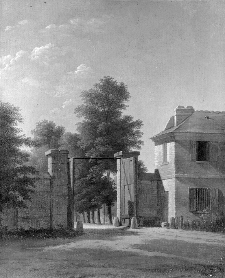 Jean Victor Bertin - Entrance to the Park at Saint-Cloud - 1981.25 - Art Institute of Chicago