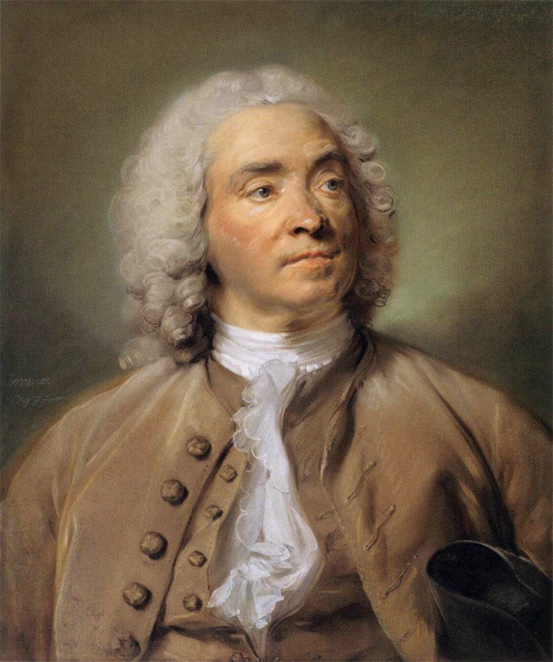 Jean-Baptiste Perronneau - Portrait of Gabriel Huquier - WGA17213