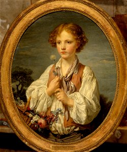 Jean-Baptiste Greuze - Jeune berger qui tente le sort pour savoir s'il est aimé de sa bergère - PDUT1192 - Musée des Beaux-Arts de la ville de Paris