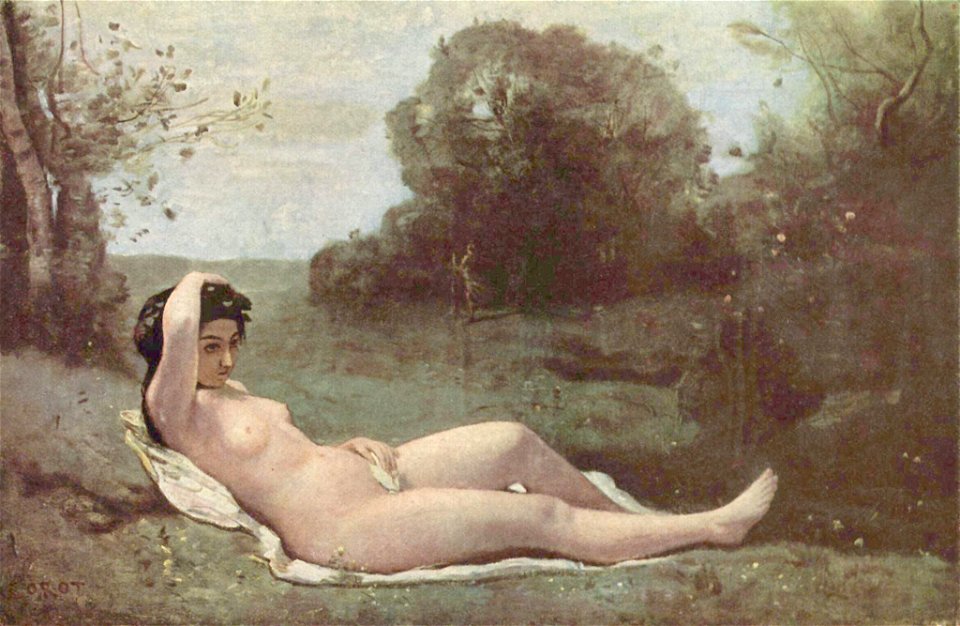 Jean-Baptiste-Camille Corot - Jeune fille en vert