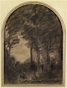 Jean-Baptiste-Camille Corot - Study of Saint Sebastian - Walters 371582 (2)