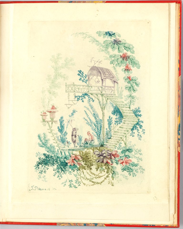 Jean-Baptiste Pillement - Ornamental Design from Nouvelle suite de cahiers chinois a l'usage des dessinateurs et des peintres... - Google Art Project