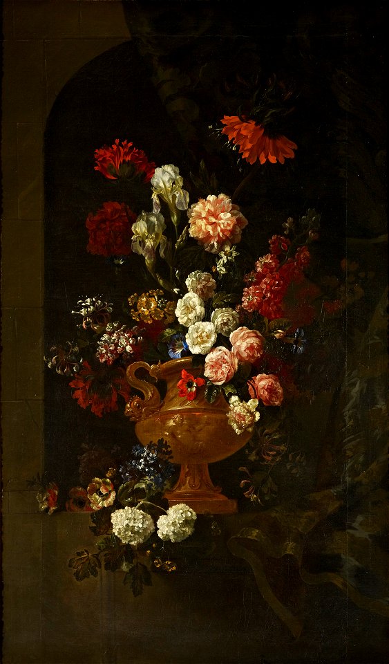 Jean-Baptiste Monnoyer (1636-99) - Still Life with Flowers in a Vase - RCIN 405642 - Royal Collection