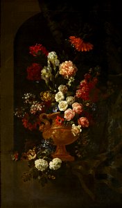 Jean-Baptiste Monnoyer (1636-99) - Still Life with Flowers in a Vase - RCIN 405642 - Royal Collection