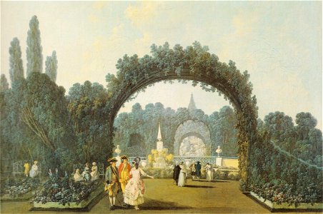 Jean-Baptiste Pillement Les Jardins de Benfica 1785