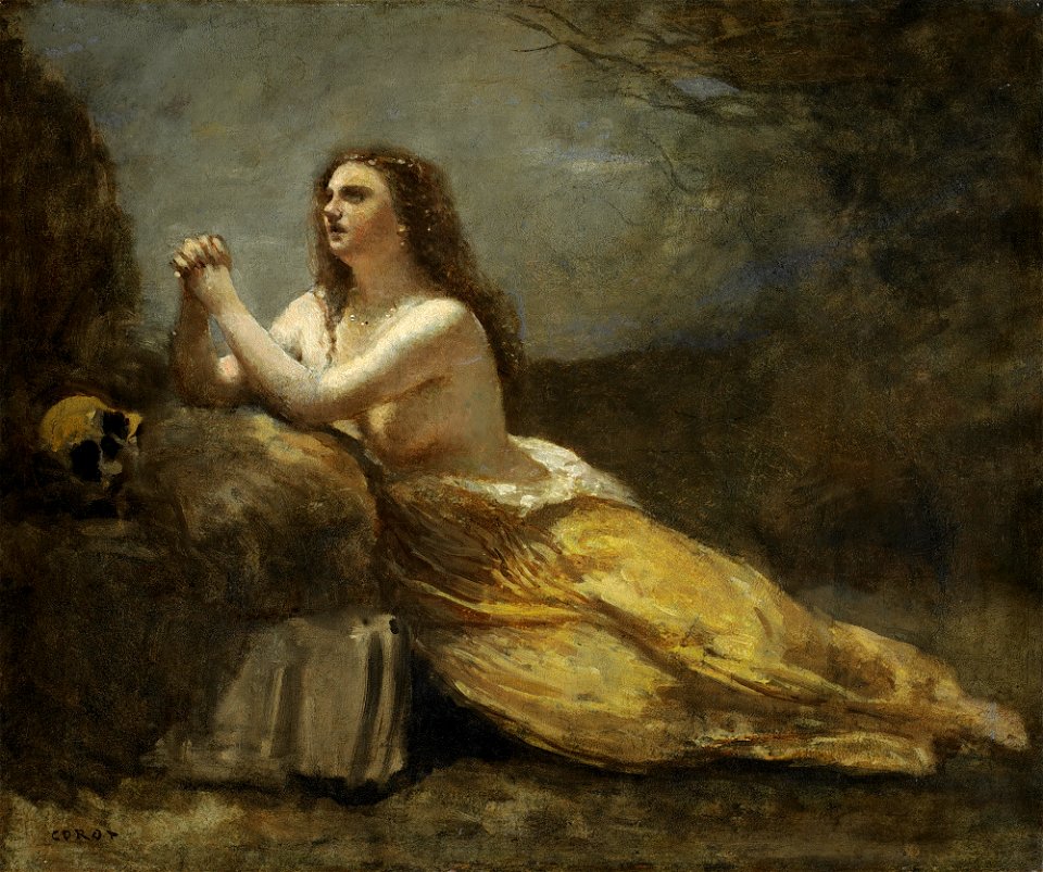 Jean-Baptiste-Camille Corot - Madeleine en prière