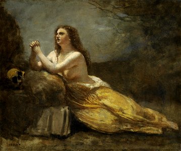 Jean-Baptiste-Camille Corot - Madeleine en prière