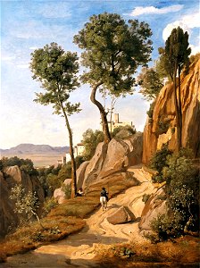 Jean-Baptiste Camille Corot - Vista de Volterra