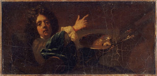 Jean-Baptiste Jouvenet - Autoportrait de Jean-Baptiste Jouvenet Réduction du tableau conservé au musée de Rouen - P937 - Musée Carnavalet