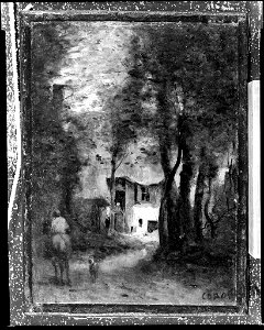 Jean-Baptiste-Camille Corot - Landscape in the Environs of Gournay-en-Bray - 1974.49 - Harvard Art Museums