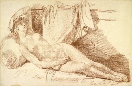 Jean-Baptiste Greuze - Reclining Female Nude- Study for Aegina visited by Jupiter - Google Art Project
