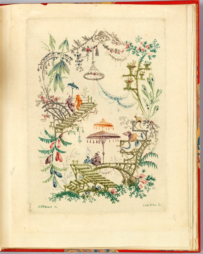 Jean-Baptiste Pillement - Ornamental Design from Nouvelle suite de cahiers chinois a l'usage des Dessinateurs et des peintres... - Google Art Project (6712370)