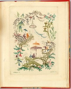 Jean-Baptiste Pillement - Ornamental Design from Nouvelle suite de cahiers chinois a l'usage des Dessinateurs et des peintres... - Google Art Project (6712370)