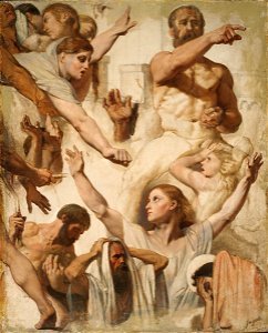 Jean-Auguste-Dominique Ingres - Studies for The Martyrdom of Saint Symphorien (Saint, Mother, and Proconsul) - 1943.245 - Harvard Art Museums