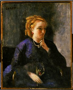 Jean-Baptiste-Camille Corot - Portrait of a Woman - Google Art Project