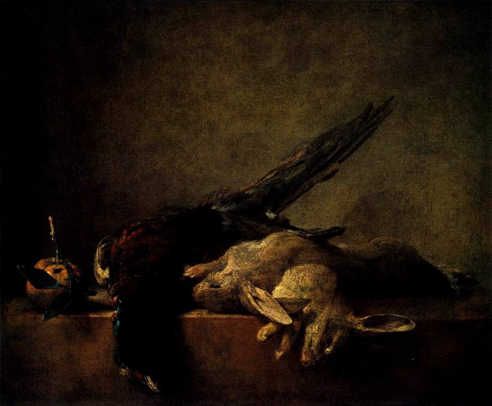 Jean Siméon Chardin - Still-Life with Pheasant - WGA04771