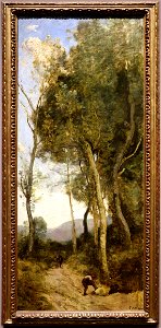 Jean-baptiste-camille corot, le quattro ore del giorno, 1858 ca. 03. Free illustration for personal and commercial use.