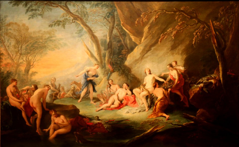 Jean-Baptiste van Loo - Le bain de Diane