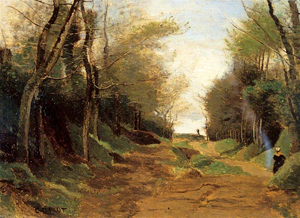 Jean-Baptiste-Camille Corot (1796-1875) - Sous bois - 1978.31.4 - Leeds Art Gallery