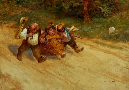 Jean Veber - Trois bons amis - PPP127 - Musée des Beaux-Arts de la ville de Paris
