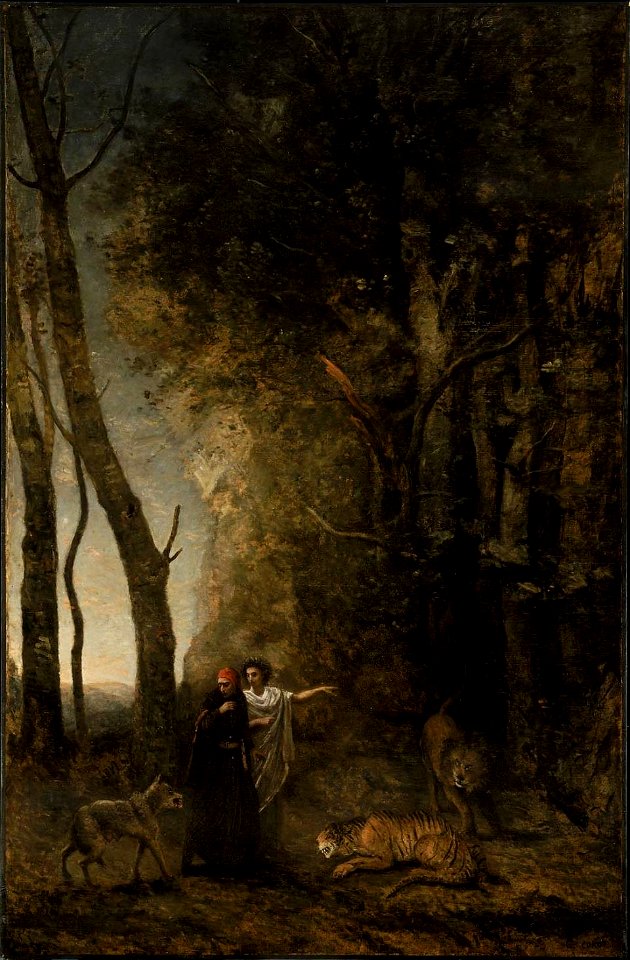Jean-Baptiste-Camille Corot - Dante and Virgil