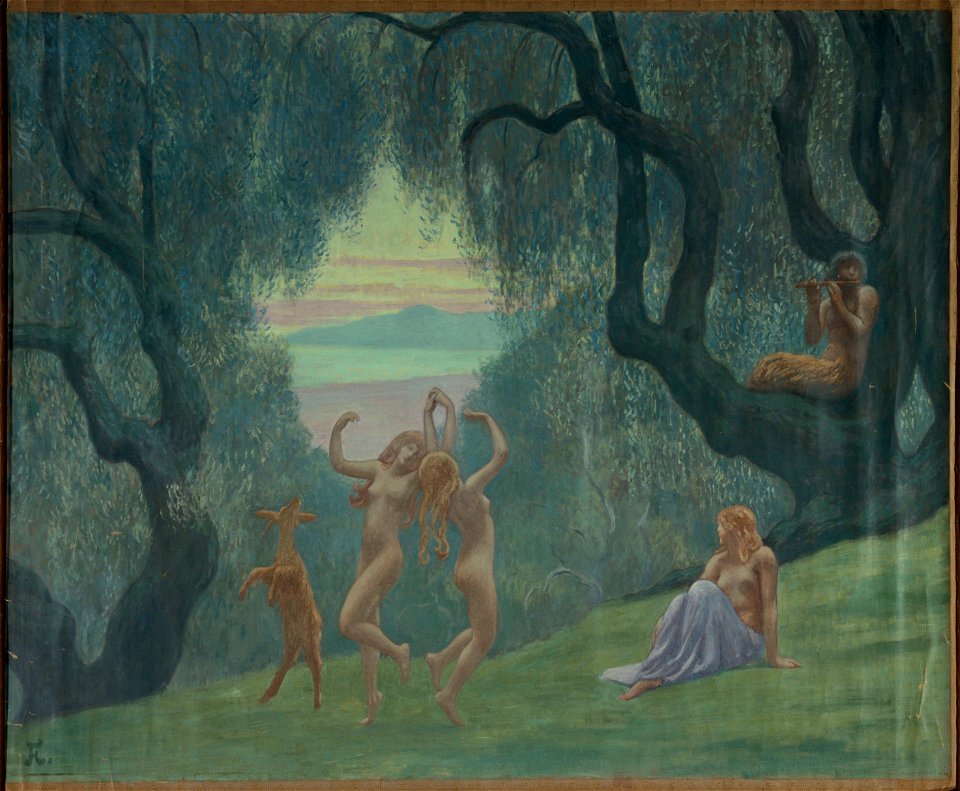 Jean-Francis Auburtin - Danse des nymphes - PPP4850 - Musée des Beaux-Arts de la ville de Paris