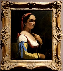 Jean-baptiste-camille corot, italiana, 1870 ca. Free illustration for personal and commercial use.
