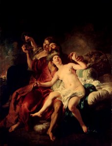 Jean-François de Troy - Lot with his Daughters - WGA23086