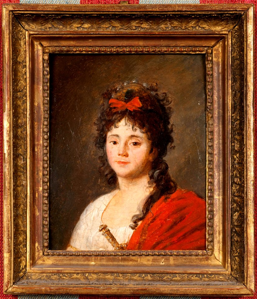 Jean-François Garneray - Portrait de Mademoiselle Maillard (Marie-Thérèse Davoux, 1766-1818, dite), chanteuse à l'Opéra - P121 - Musée Carnavalet