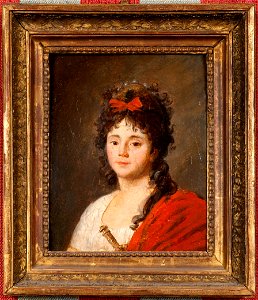 Jean-François Garneray - Portrait de Mademoiselle Maillard (Marie-Thérèse Davoux, 1766-1818, dite), chanteuse à l'Opéra - P121 - Musée Carnavalet. Free illustration for personal and commercial use.
