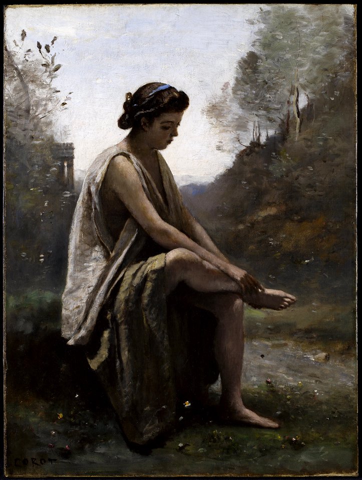 Jean-Baptiste-Camille Corot - The Wounded Eurydice - 67.31.1 - Minneapolis Institute of Arts