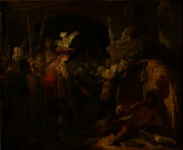 Jean Pierre Norblin de la Gourdaine - Alexander before Diogenes - y1953-48 - Princeton University Art Museum