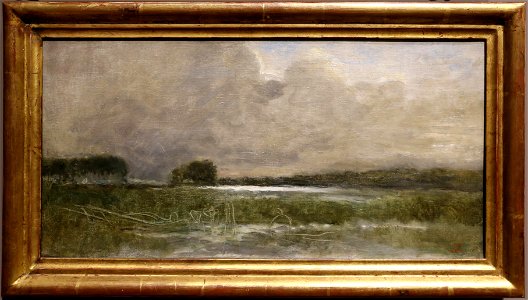 Jean-baptiste-camille corot, la palude di arleux, 1871