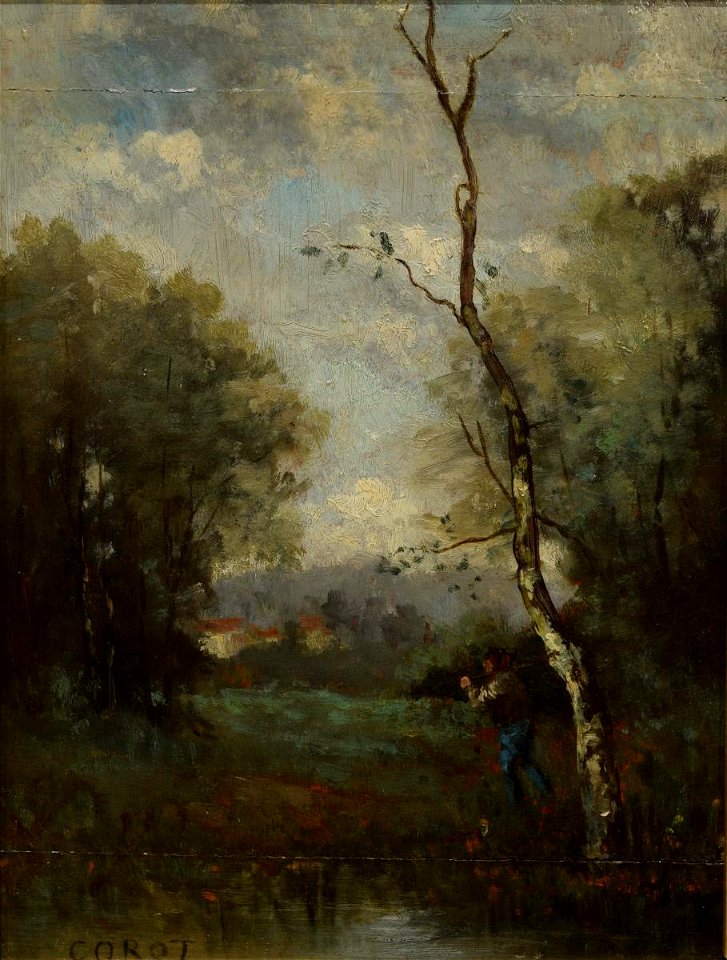 Jean-Baptiste-Camille Corot - Landscape - 1925.164.1 - Reading Public Museum