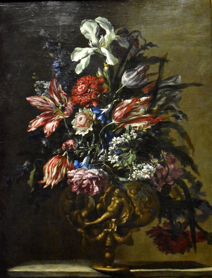Jean-Baptiste Monnoyer - Fleurs dans un vase 02