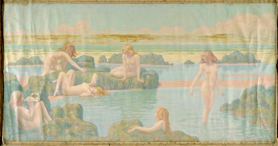 Jean-Francis Auburtin - Le jardin de la mer - PPP4849 - Musée des Beaux-Arts de la ville de Paris