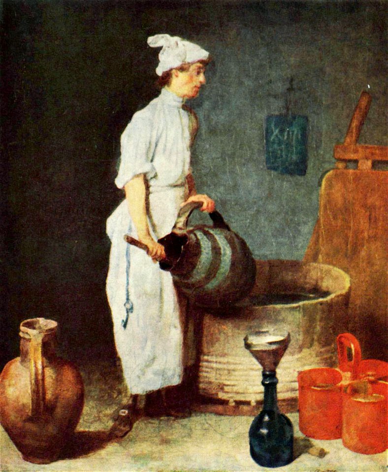 Jean-Baptiste Siméon Chardin - Le garçon de cave (Hunterian Art Gallery)