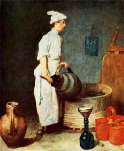 Jean-Baptiste Siméon Chardin - Le garçon de cave (Hunterian Art Gallery)