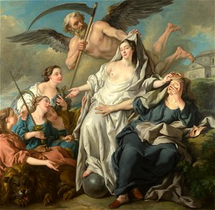 Jean-François de Troy - Time Unveiling Truth, 1733