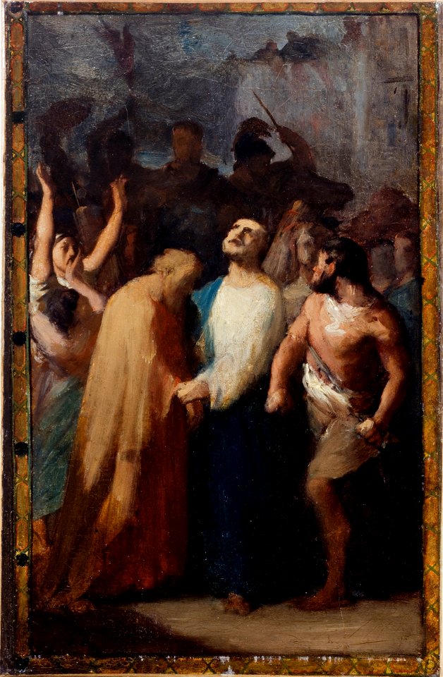 Jean-François Brémond - Esquisse pour l'église Saint-Jacques-Saint-Christophe de la Villette , Martyre de Saint-Jacques - PPP4522 - Musée des Beaux-Arts de la ville de Paris