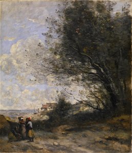 Jean-Baptiste-Camille Corot - The Fisherman's Cottage - Walters 37164